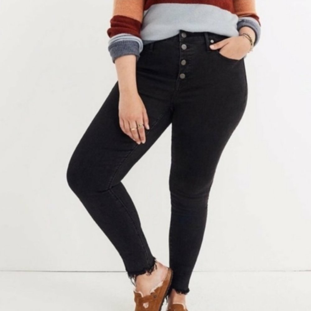 Madewell 9" Mid Rise Skinny Jean's 36 Petite Gently used